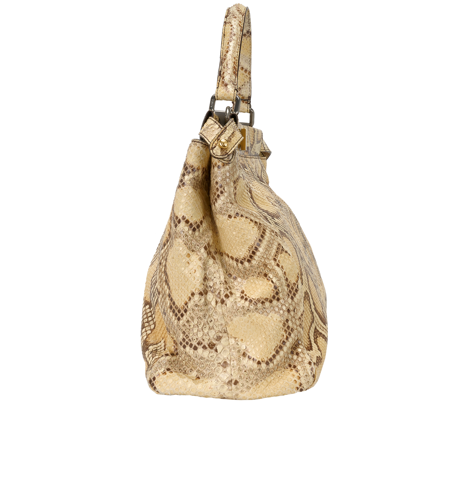 Large Peekaboo, &pound;2,100, Handbags, Brown/Yellow, Leather, Bottom view